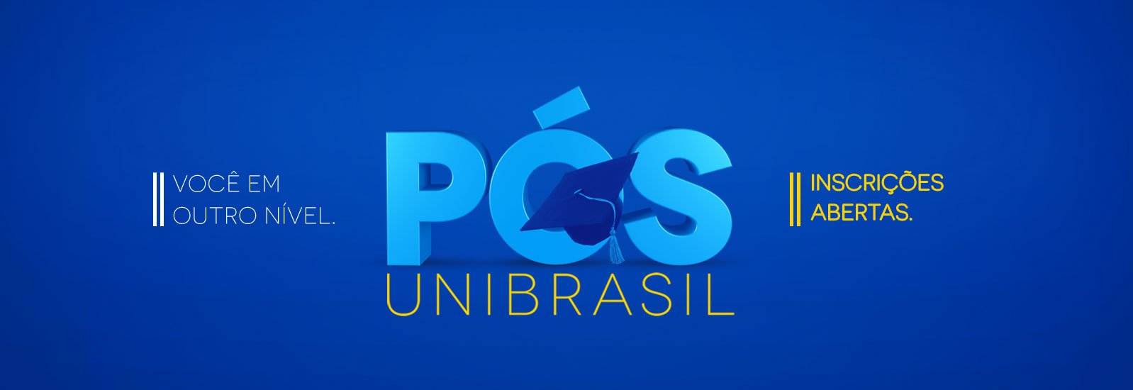 Pós UniBrasil. Inscrições abertas.