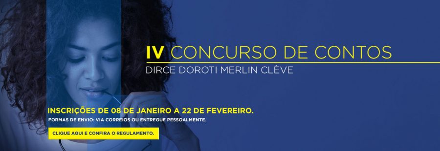 Concurso de Contos 2018 - Confira o regulamento