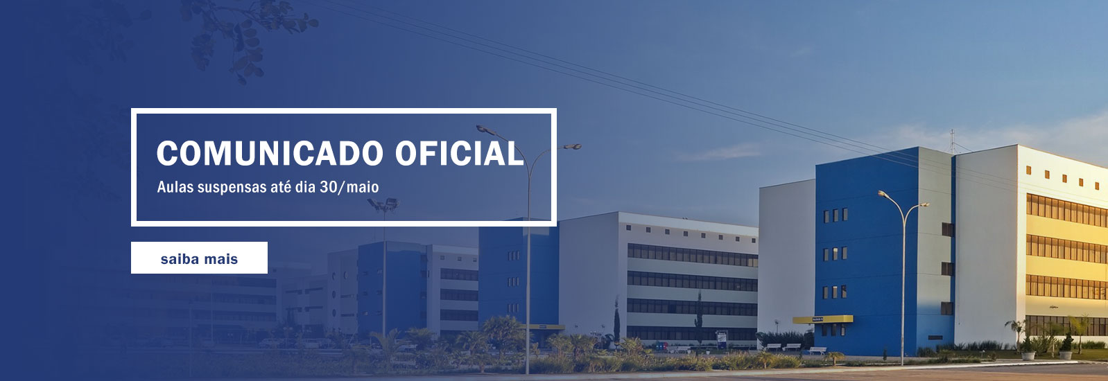 Comunicado Oficial UniBrasil - Aulas suspensas até 30/mai