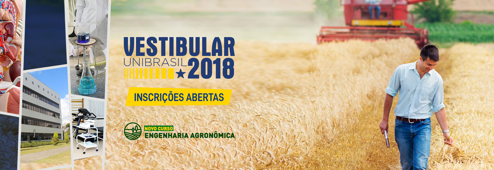 Vestibular UniBrasil 2018 - Novo curso Engenharia Agronômica - Confira