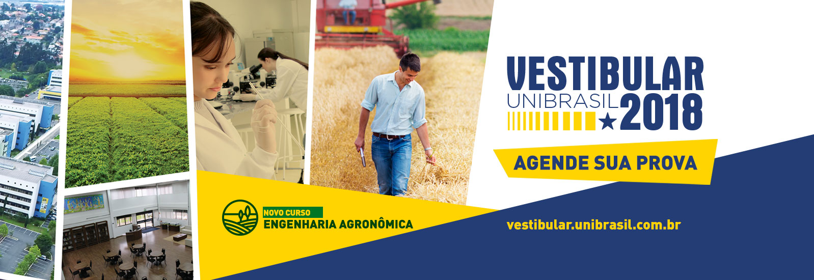 Vestibular UniBrasil 2018 -Agende sua prova